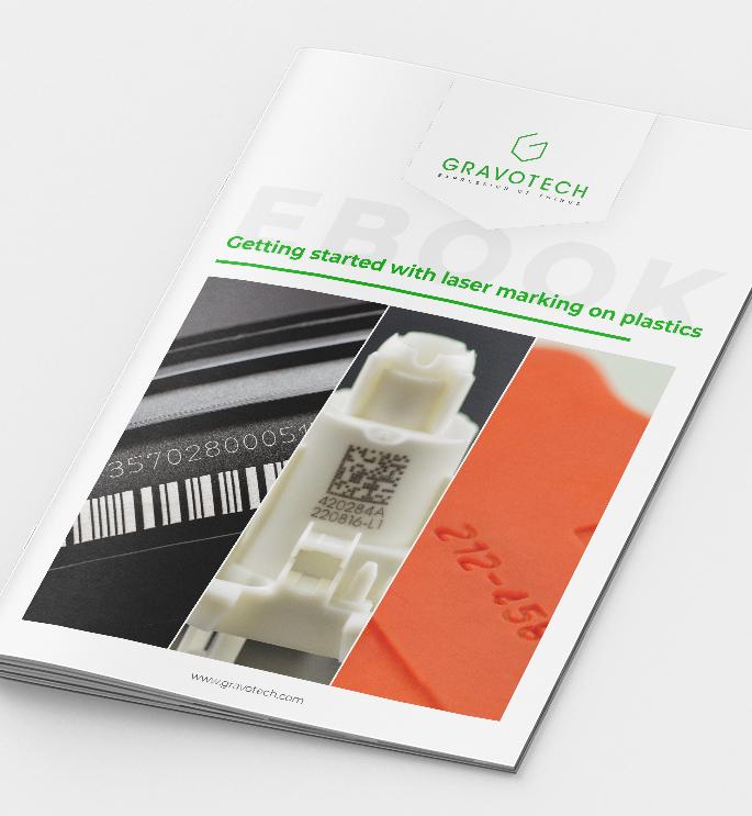 Libro electrónico Gravotech para el marcado láser de piezas industriales de plástico
